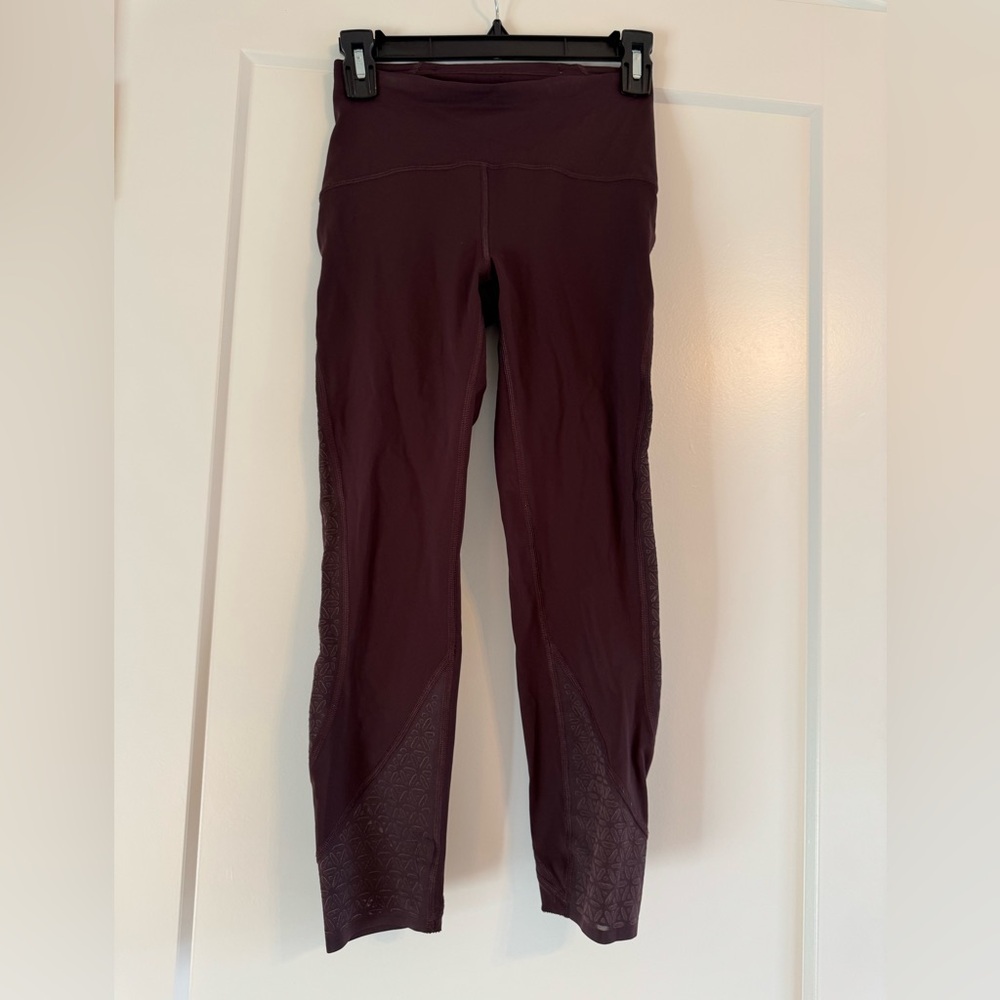GUC! Lululemon Deep Plum High-Waist Leggings
